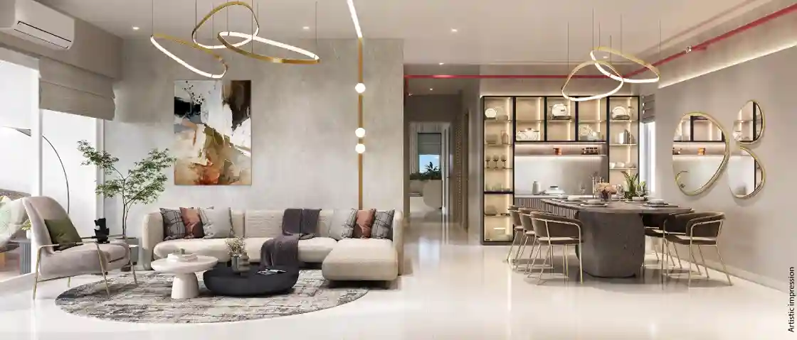 Interior Of 2 BHK Ready Possession Flat In Kharadi Pune